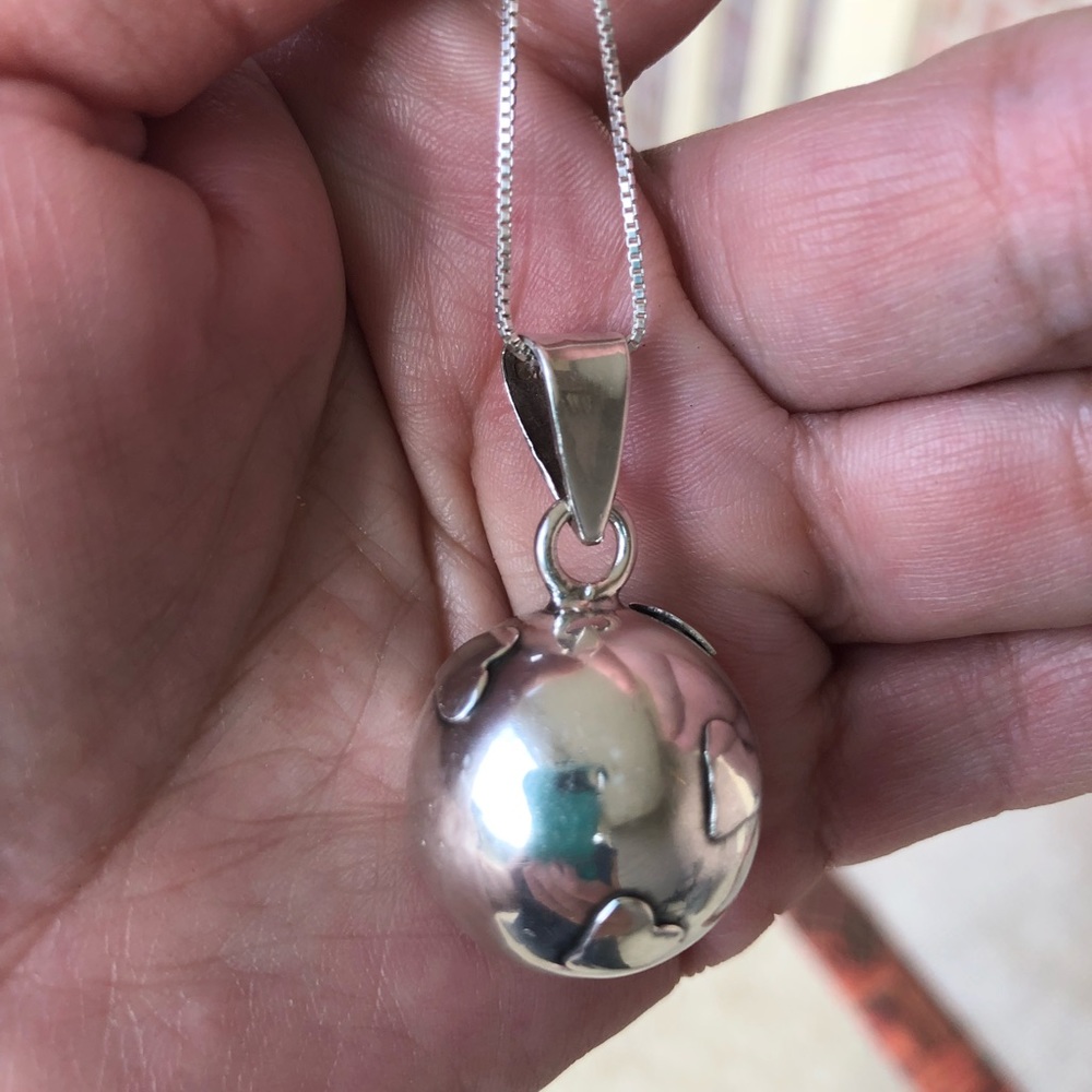 Unique Sterling Silver Chime Ball